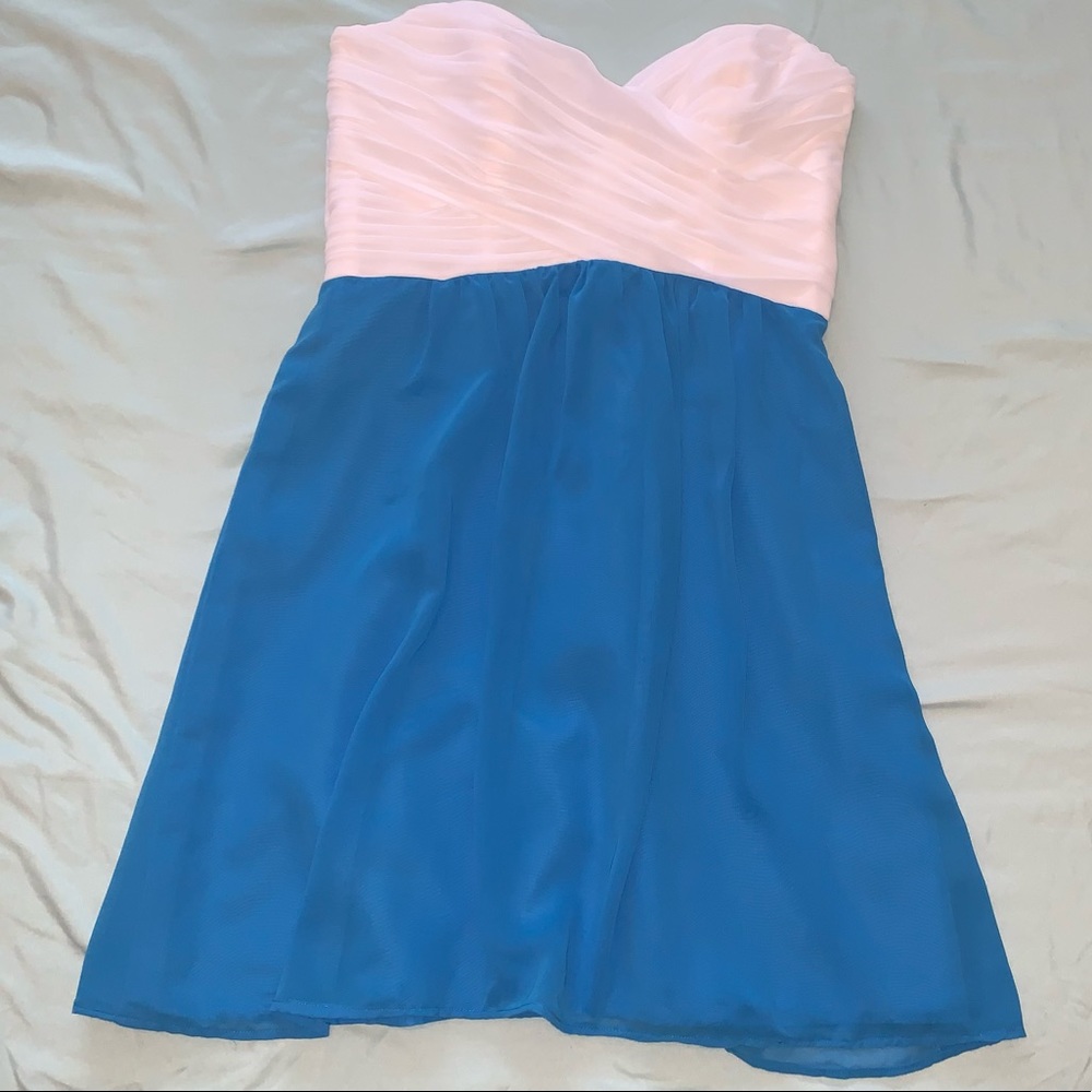 Strapless Chiffon Alfred Angelo Dress